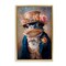 Stupell Industries Victorian Toad Portrait Floating Frame, design by Wumples